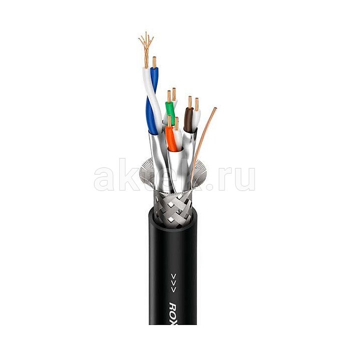 ROXTONE C6AE/300 сетевой кабель S/FTP, CAT6a, 300 м 2
