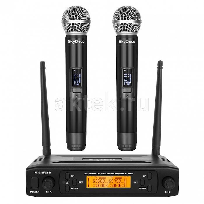 Беспроводные микрофоны для караоке SkyDisco MIC-WL28