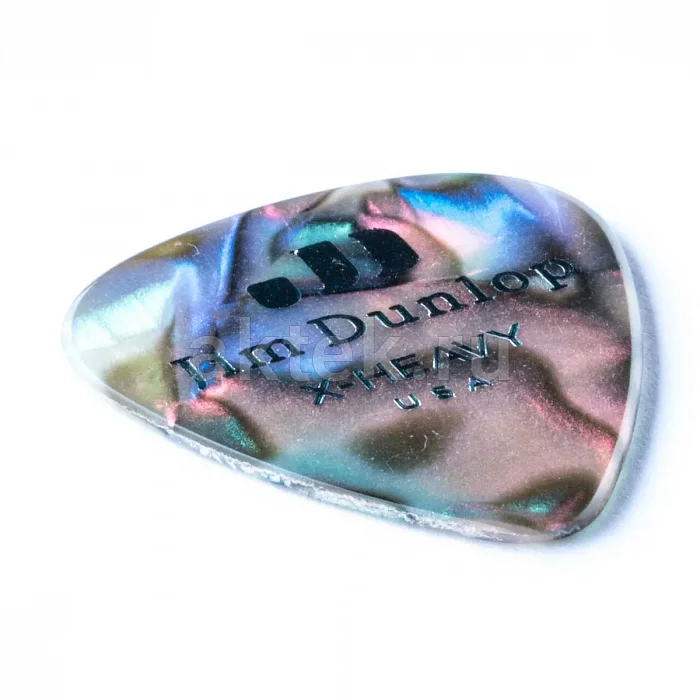 Dunlop 483P14XH Celluloid Abalone Extra Heavy медиаторы, целлулоид, 12 шт 2
