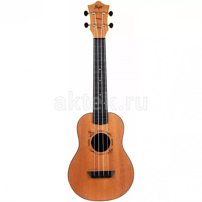 Flight TUC-53 MAH концертное укулеле, пластик, дека махагони 2