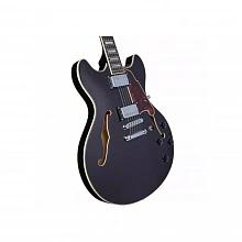 D'Angelico Premier DC Black Flake электрогитара, HH, корпус из клёна 2