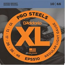 D'Addario EPS510 комплект струн, калибр 10-46, Regular Light