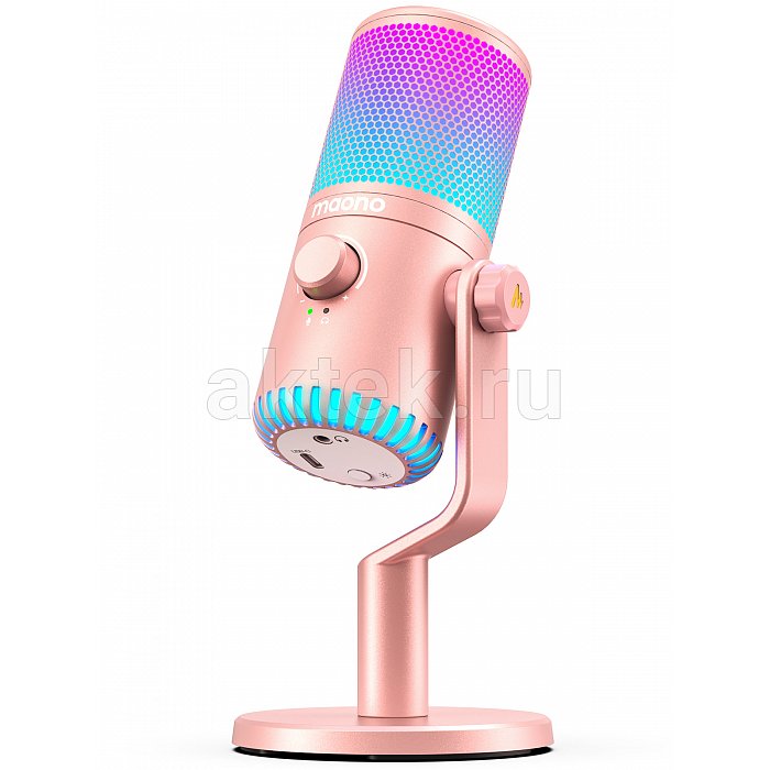 Maono DM30RGB (pink), конденсаторный USB микрофон, 24bit/48kHz 4