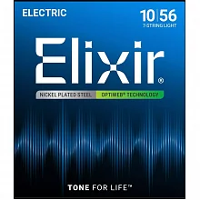 Elixir 19057 OptiWeb комплект струн семиструнной электрогитары, 10–56