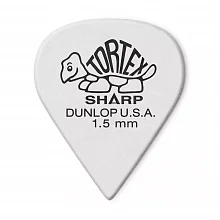 Dunlop 412P150 Tortex Sharp медиаторы, 1,5 мм, 12 шт