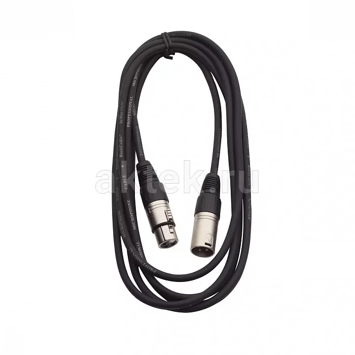 Rockcable RCL 30303 D7 микрофонный кабель XLR, 3 м
