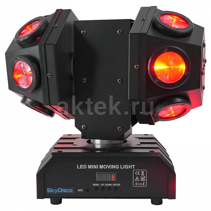 Вращающаяся голова SkyDisco 12 LED Moving Head Plus 7