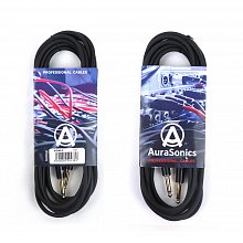AuraSonics J63J63-3 гитарный кабель Jack TS 6,3 мм - Jack TS 6,3 мм, 3 м