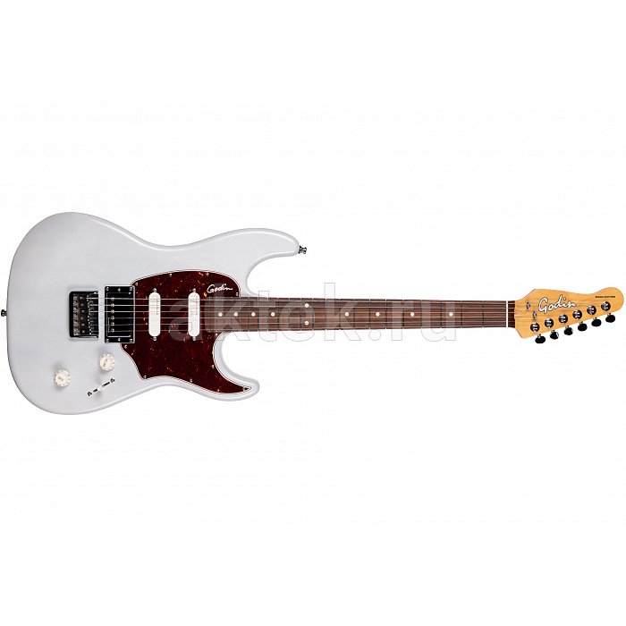 Godin Session R-HT Pro Carbon White белая электрогитара, HSS 3
