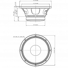 Динамик 8" EIGHTEEN SOUND 8MB400/8 2