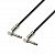 Adam Hall K3IRR0030 Black угловой патч-кабель 2×TS6.3 0,3м