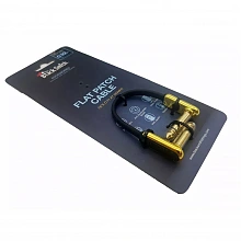 BlackSmith Patch Cable Gold Flat 0.98ft GSFPC-30, угловой Jack, позолота 3 BlackSmith Patch Cable Gold Flat 0.98ft GSFPC-30, угловой Jack, позолота 3
