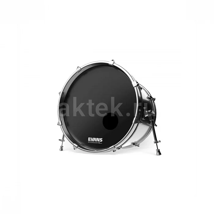 Evans BD18RB EQ3 Resonant Black 18" пластик бас-барабана, с демпфированием 2