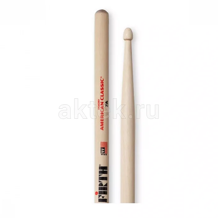 Vic Firth 7A барабанные палочки, орех 2