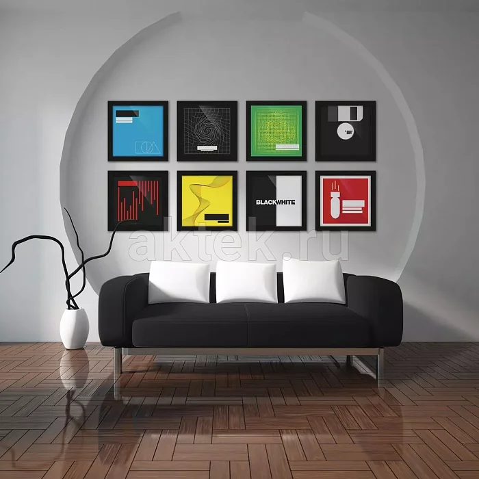 Glorious Vinyl Frame Set Black три рамки для обложек 12″ 3