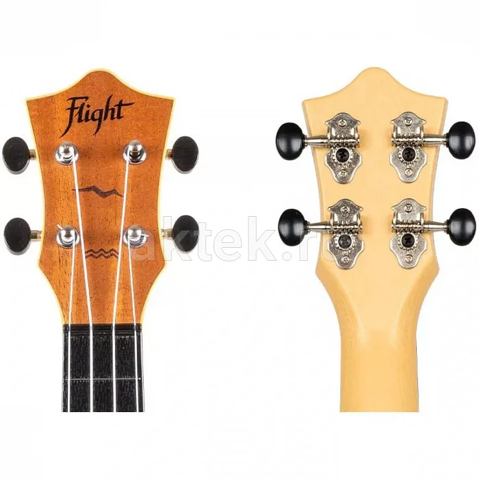 Flight TUS-53 MAH укулеле сопрано, пластик, верхняя дека из махагони 5