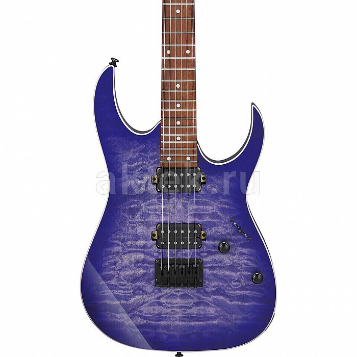 Электрогитара Ibanez RG421QM-CBB Cerulean Blue Burst 2