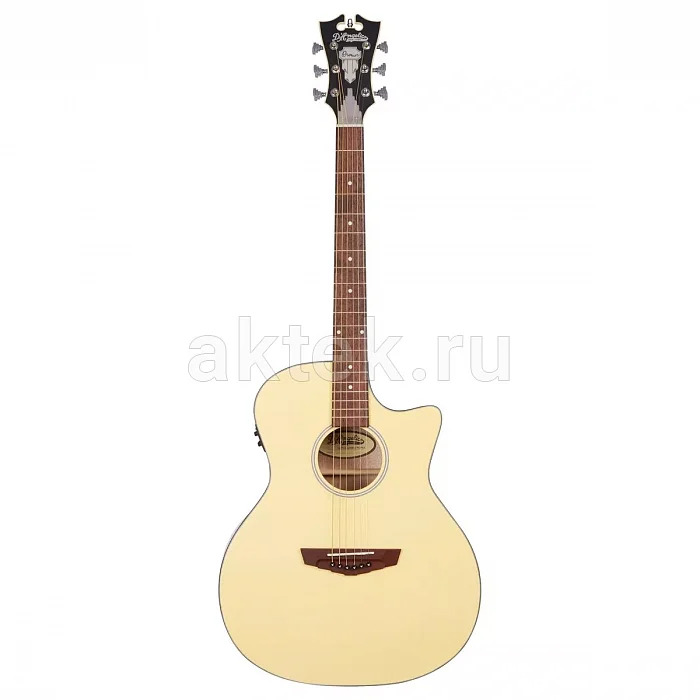 D'Angelico Premier Gramercy CS Matte Buttercream электроакустическая гитара, 20 ладов