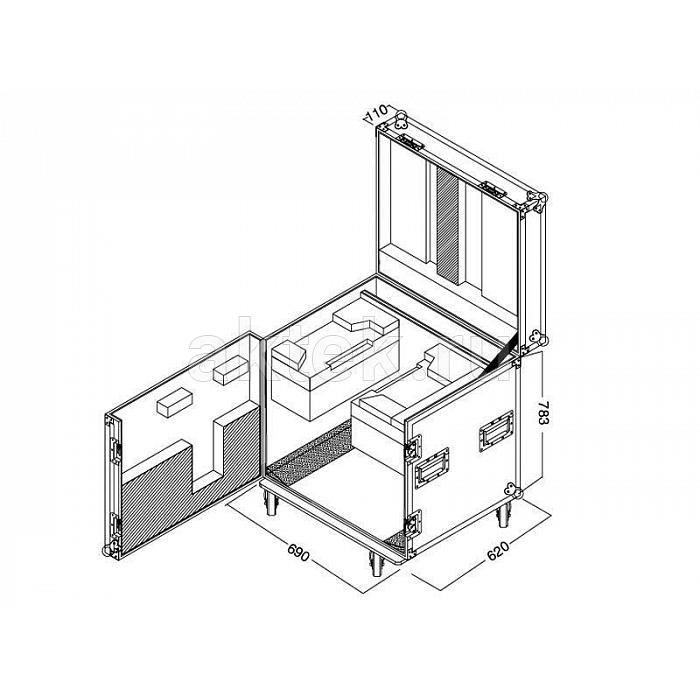 SILVER STAR SS680SCM NEPTUNE 1500 PROFILE всепогодная профильная голова, IP65 7