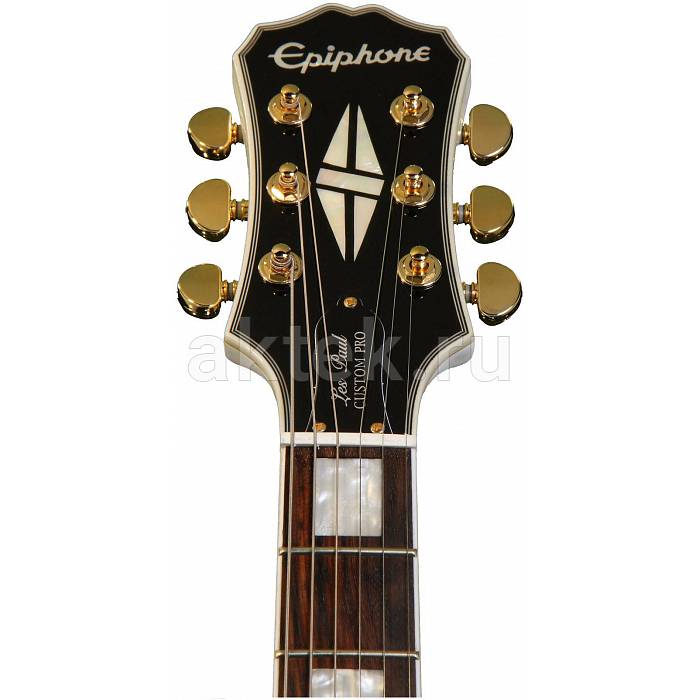 Электрогитара EPIPHONE LES PAUL CUSTOM PRO ALPINE WHITE 4