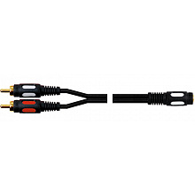 Кабель аудио Plastic Gold 3.5 stereo Jack "мама" - 2xRCA "папа" 0.3 м 2