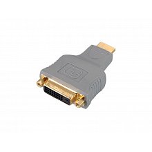 Переходник Plastic Gold HDMI "папа" - DVI-D "мама"