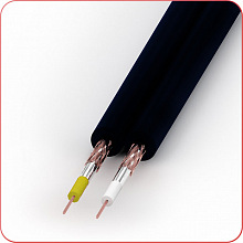 Аудио кабель Plastic Gold PRO 2xRCA "папа" - 2xRCA "папа" 1 м 2