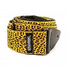 Dunlop D6725 Jaquard Leopardskin жаккардовый гитарный ремень, нагрузка 90 кг 2