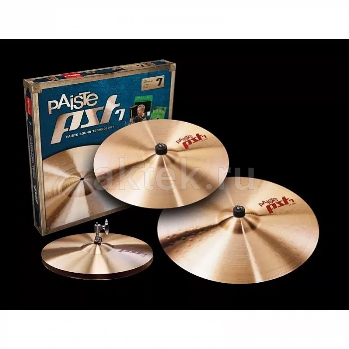 Paiste PST7 (Medium)/Universal Set тарелки Hi-Hat/Crash/Ride 14″/16″/20″ ударной установки