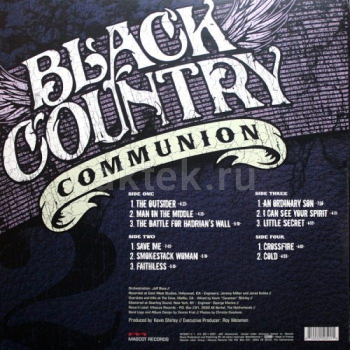 Виниловая пластинка BLACK COUNTRY COMMUNION - 2 180 GRAM GREEN VINYL 12" 2