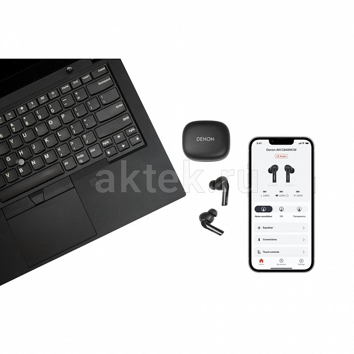 DENON AH-C840NCW Black беспроводные наушники 7