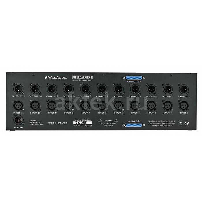 Корпус для модулей 500 Wes Audio SupercarrierII 6