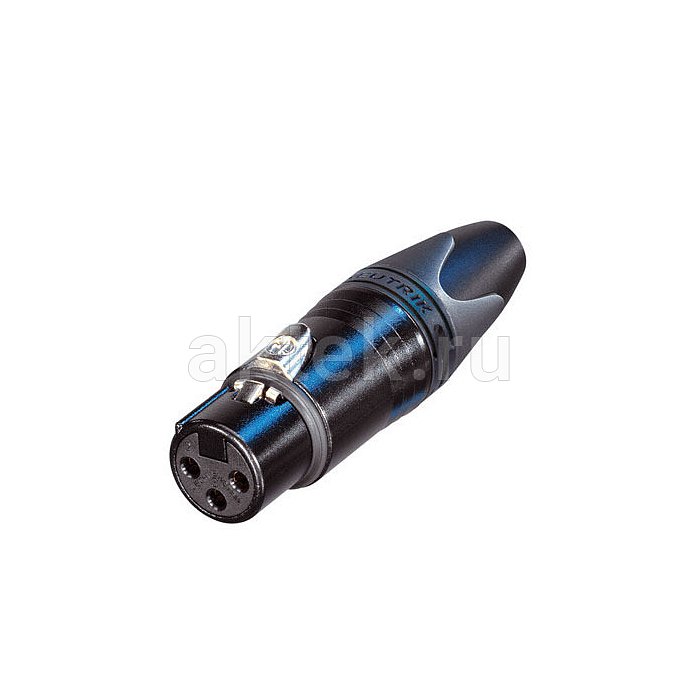 NEUTRIK NC3FXX-B кабельный XLR-разъём мама, позолоченные контакты 2