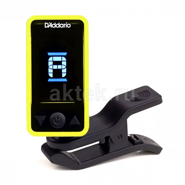 D’Addario PW-CT-17YL клипсовый хроматический тюнер с цветным дисплеем