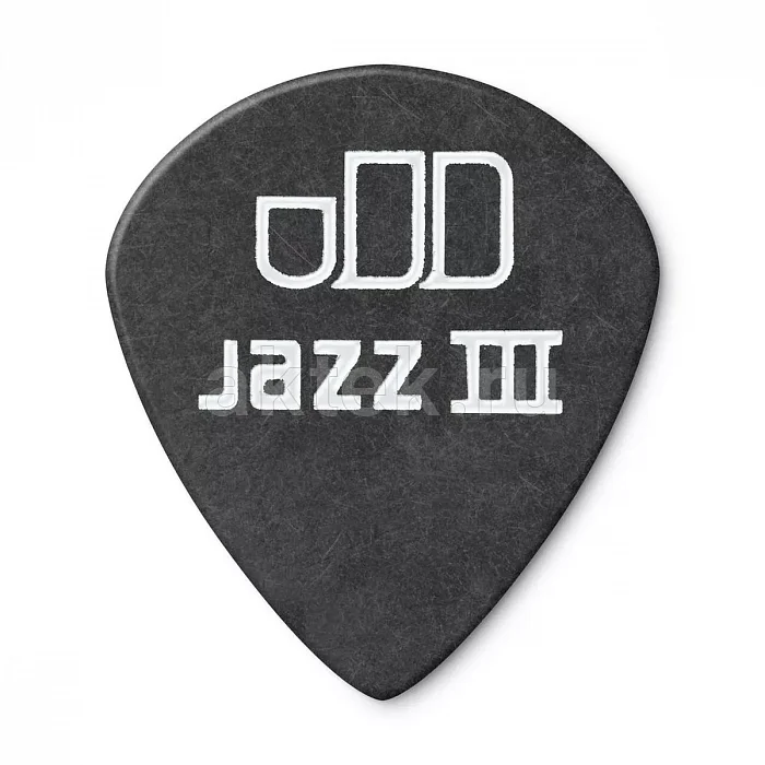 Dunlop 482P088 Tortex Pitch Black Jazz медиаторы, 0,88 мм 3