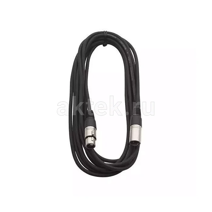 Rockcable RCL30305 D6 микрофонный кабель XLR, 5 м, Ø6 мм