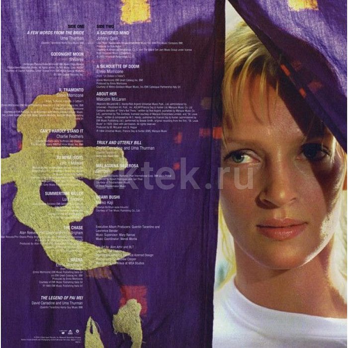 Виниловая пластинка V/A - OST KILL BILL VOL. 2 180 GRAM BLACK VINYL 12" 6