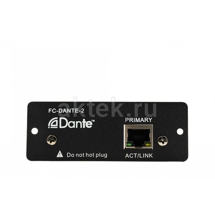 Exell EDM16D-DC сетевая карта Dante, для профессионального звукоусиления