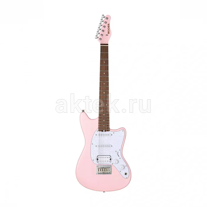 Mooer MLT10 Candy электрогитара, розовый, HSS