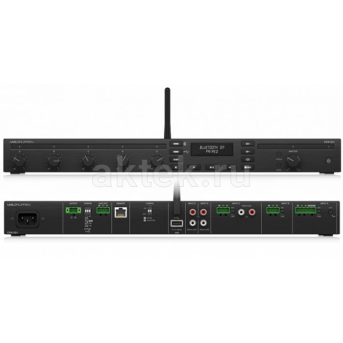 Lab.gruppen CPA1201 микшер-усилитель с Bluetooth и USB-плеером