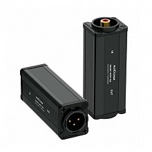 ROXTONE RA2DT-XMPF-RD аудиопереходник, цвет красный, трансформаторная развязка, XLR, RCA