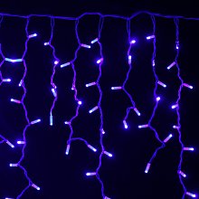 Гирлянда Айсикл (бахрома) NEON-NIGHT 152x9,5 Вт LED 4,8х0,6м синий
