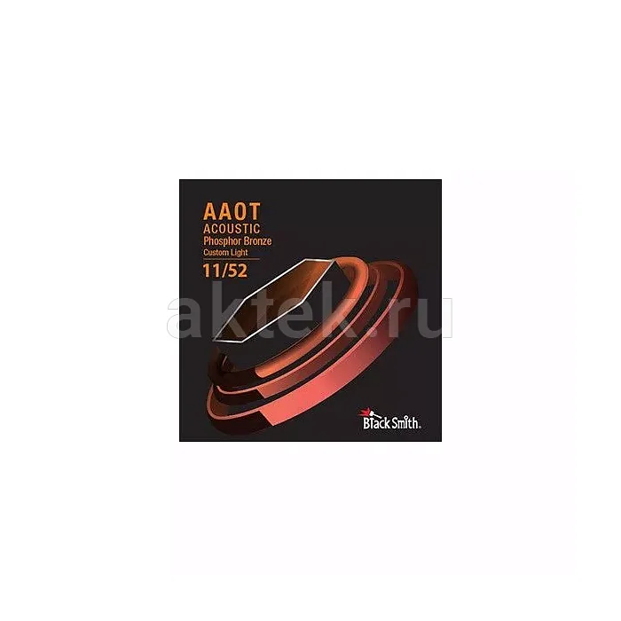 BlackSmith AAOT Acoustic Phosphor Bronze Custom комплект струн, калибр 11-52