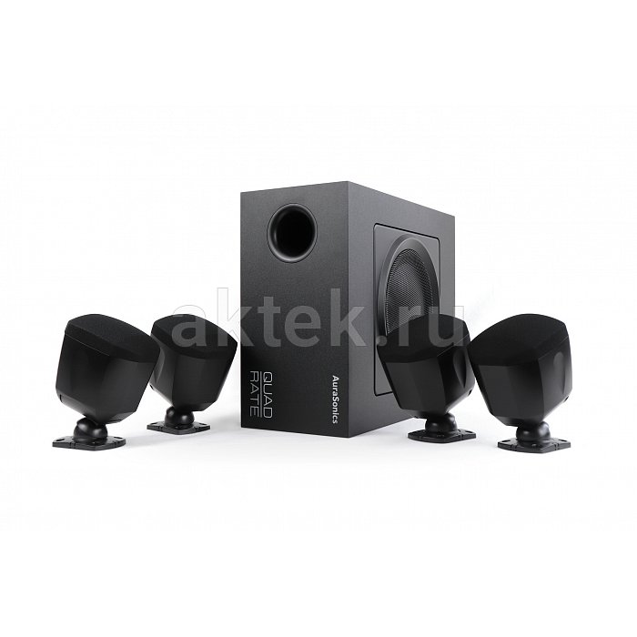 AuraSonics QUADRATE-BK комплект с сабвуфером 6,5" 80 Вт черный