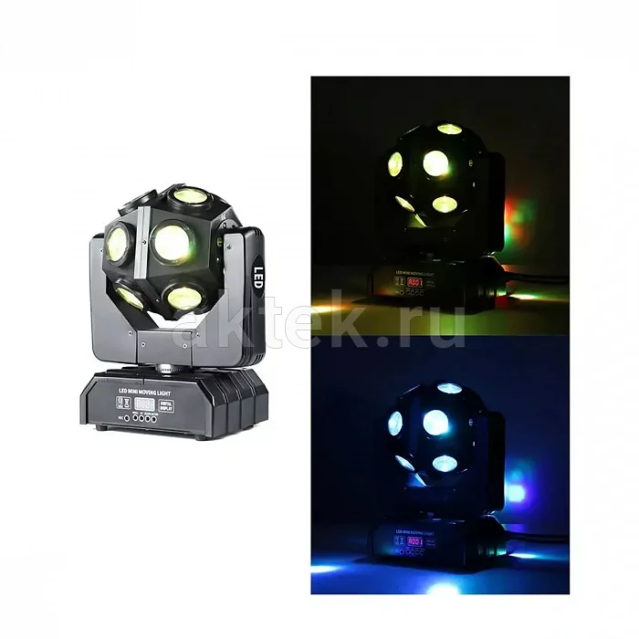AstraLight LH-C056A вращающаяся голова Wash, 12 RGBW-светодиодов, DMX 2