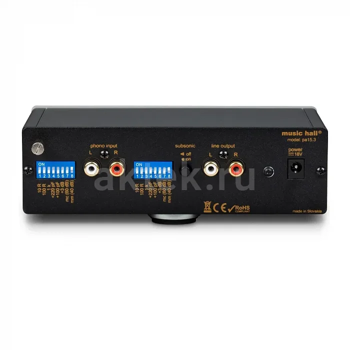 Фонокорректор Music Hall MH PA 15.3 Black 2
