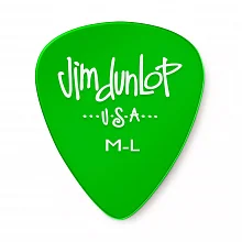 Dunlop 486PML Gels M-L Green 12Pack медиаторы, medium, 12 шт