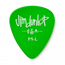 Dunlop 486PML Gels M-L Green 12Pack медиаторы, medium, 12 шт