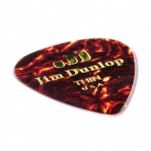 Dunlop 483P05TH Celluloid Shell Thin 12Pack медиаторы, целлулоид, 12 шт 2