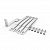LD Systems CURV 500 SECURITY KIT 1 W White кронштейны